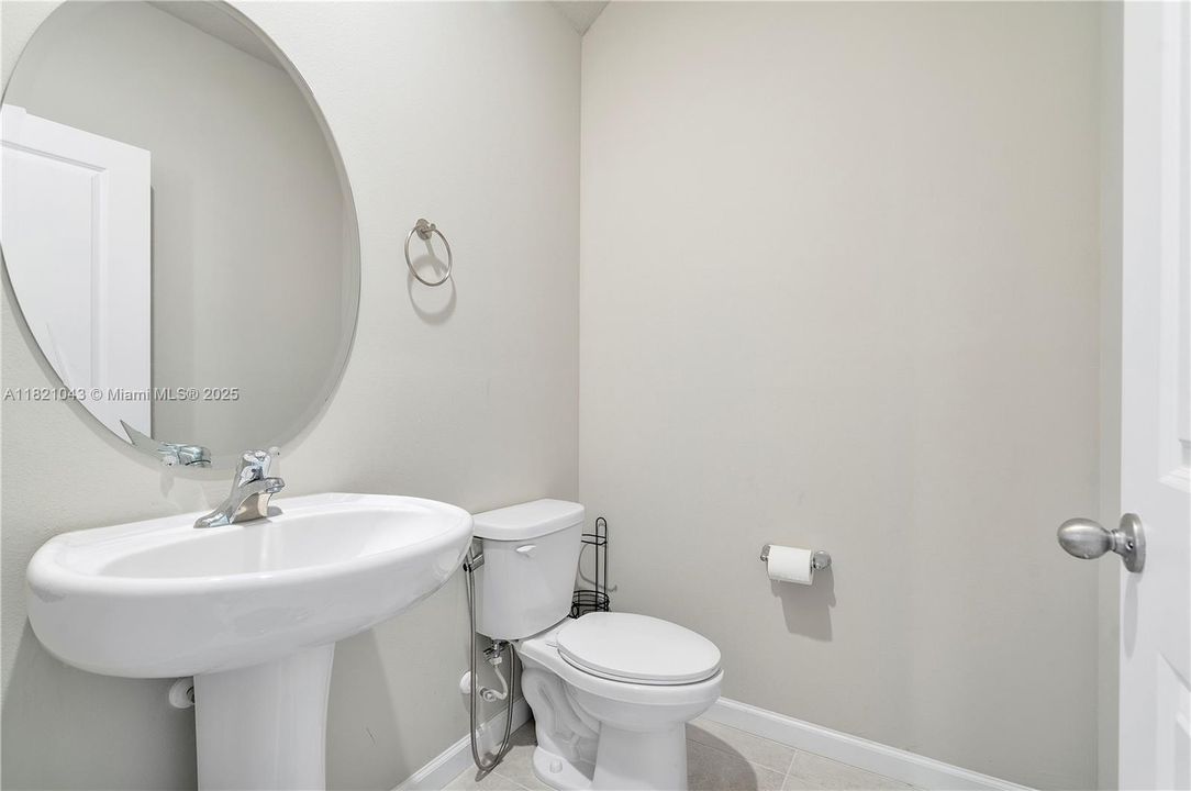 Half Bath First Floor