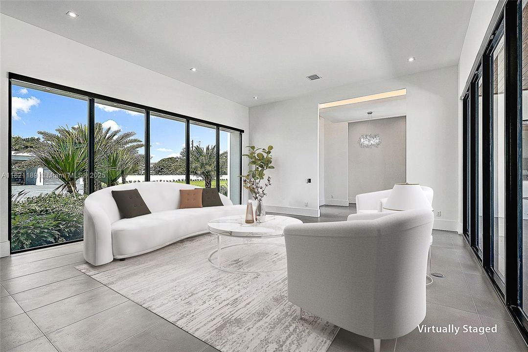 Sitting Area - Digitally Staged