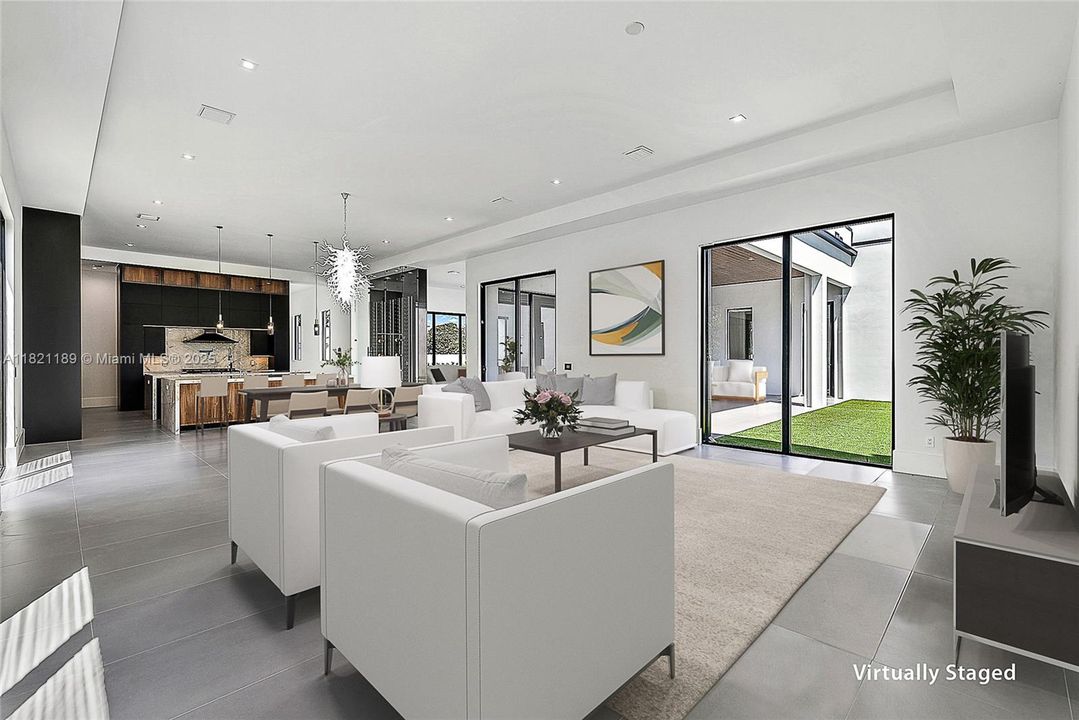 Living Area - Digitally Staged