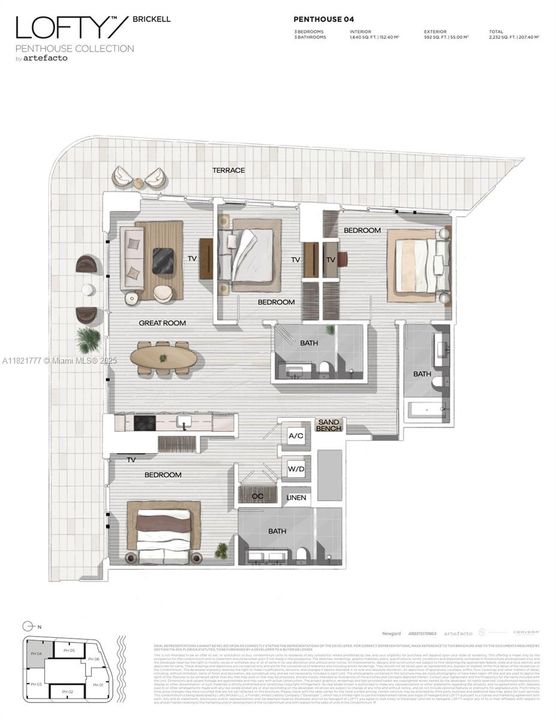 For Sale: $2,520,000 (3 beds, 3 baths, 1640 Square Feet)