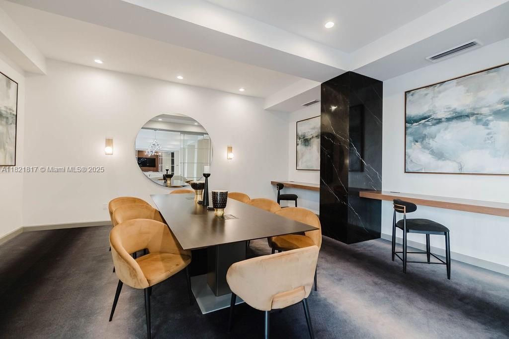 Private resident office or meeting area — perfect for remote work or client meetings in the building.