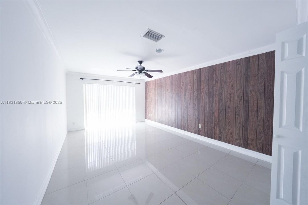 The downstairs primary bedroom