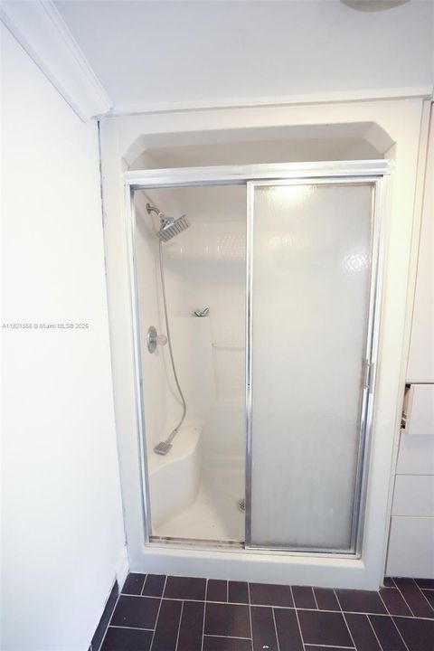 upstairs master shower