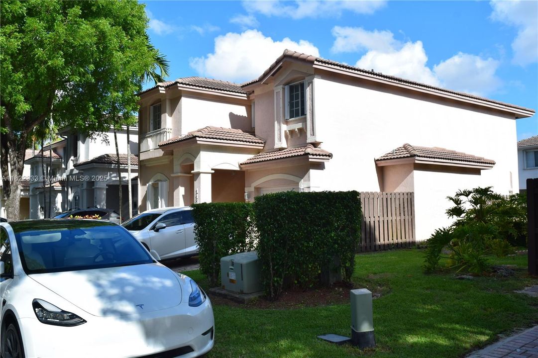House located on a Corner