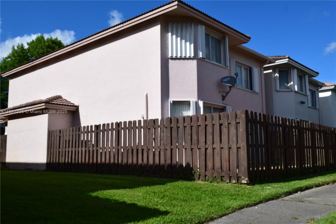 House located on a Corner