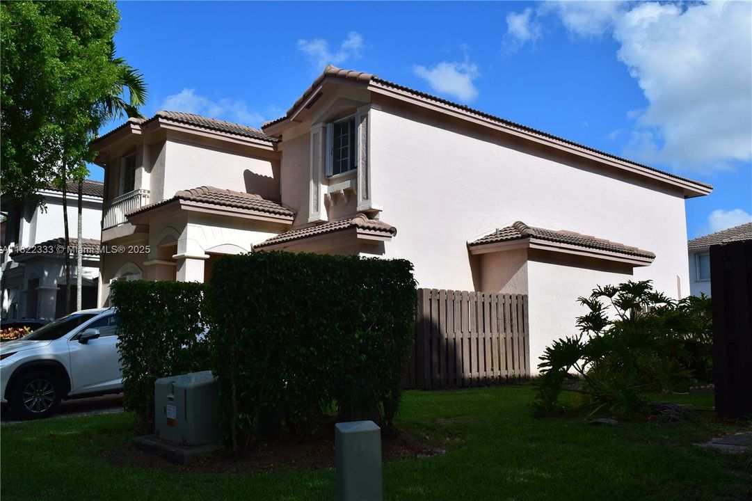 House located on a Corner