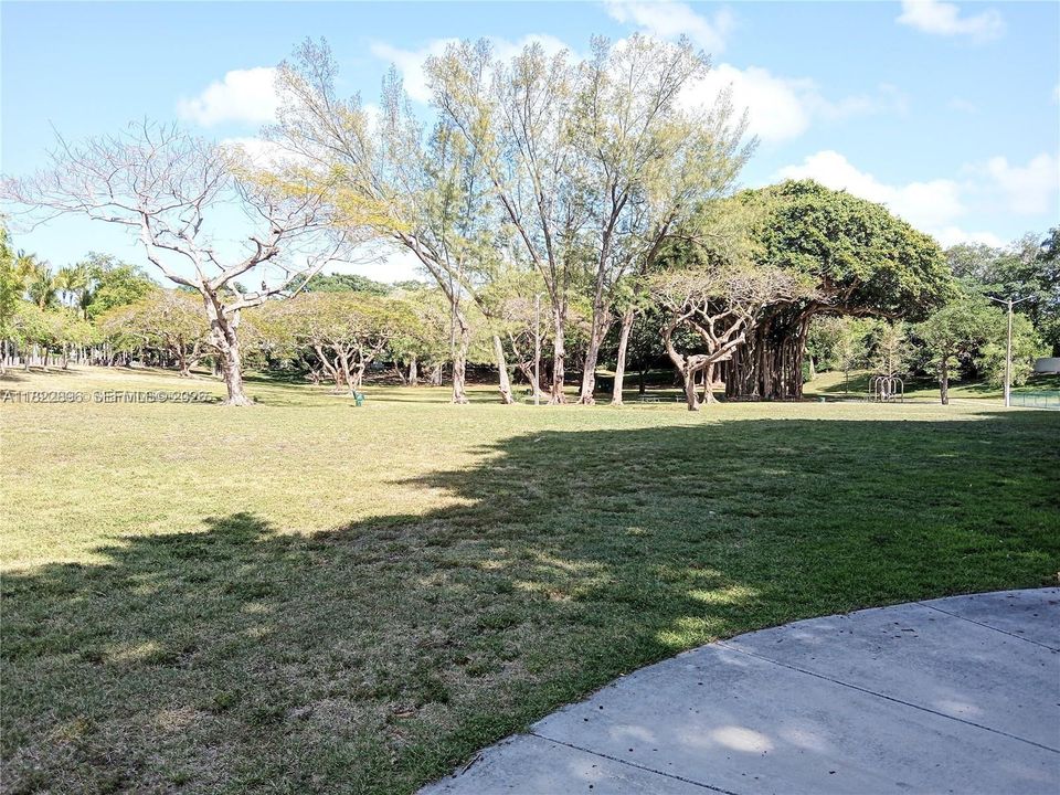 Merrie Christmas Park, one block away