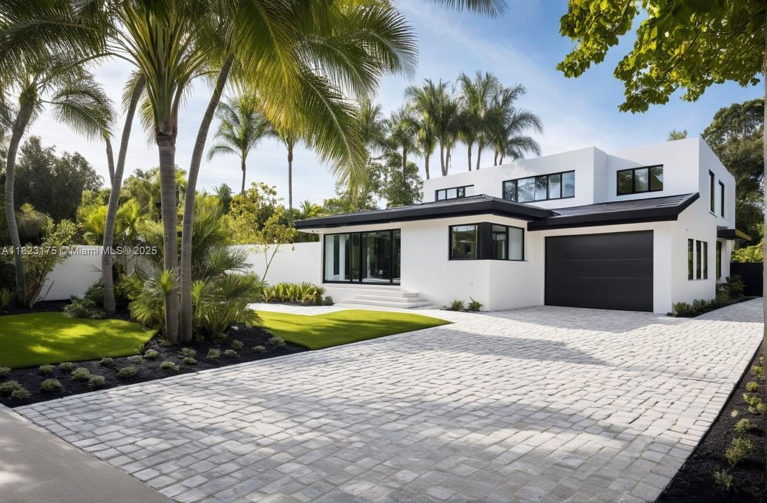 Rendering for illustrations only