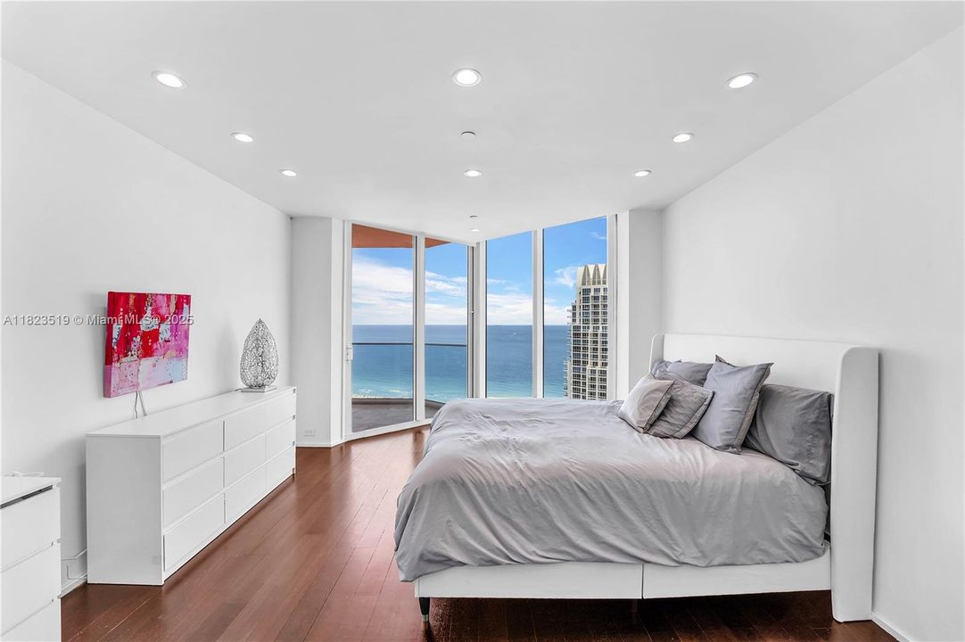 Guest bedroom 3 of 4 with access door to balcony #2.