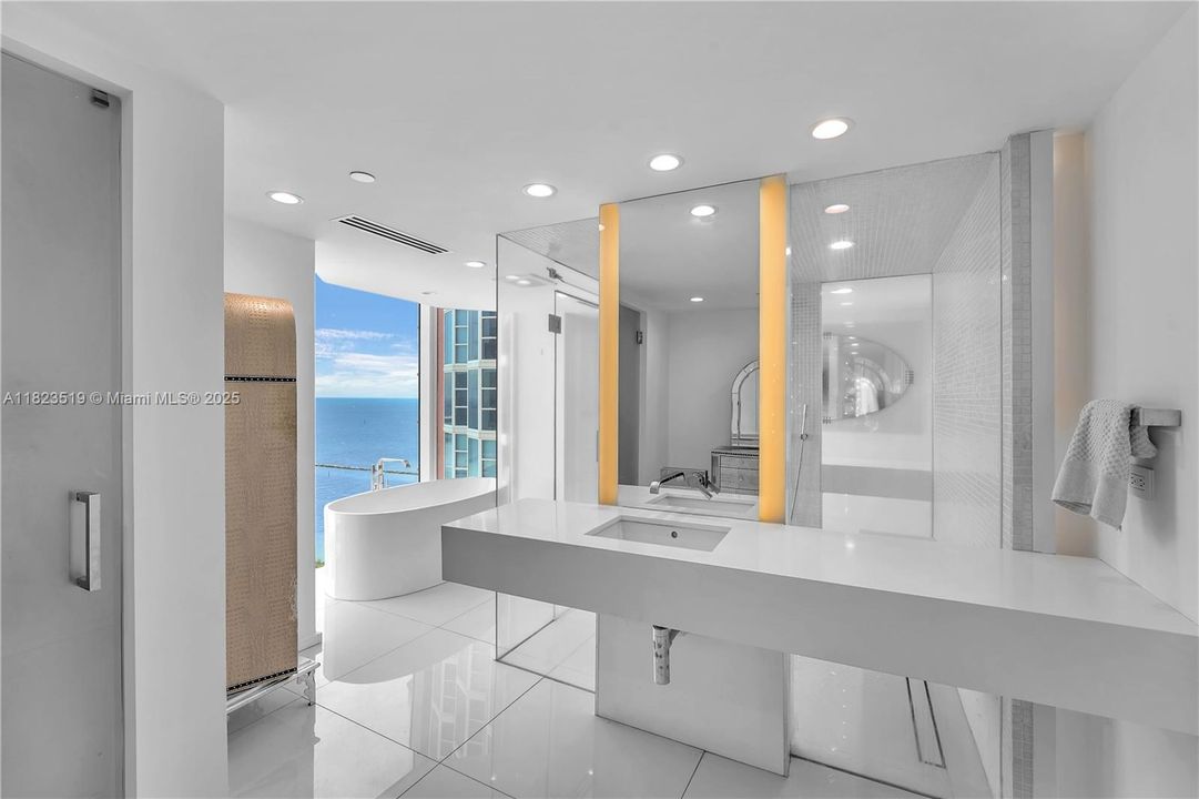 view from second sink area inside master bathroom