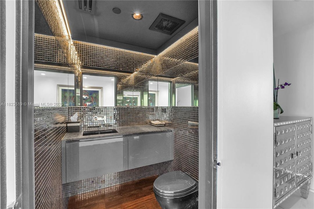 Half bath powder room.