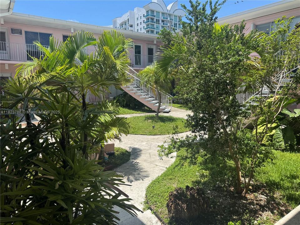 Landscaped garden