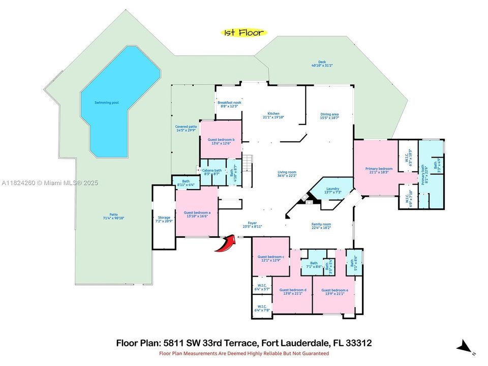 Vendido Recientemente: $3,600,000 (7 camas, 5 baños, 4755 Pies cuadrados)