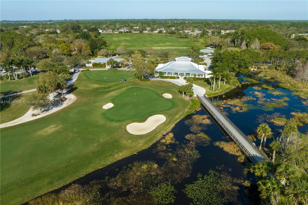 Golf course clubhouse