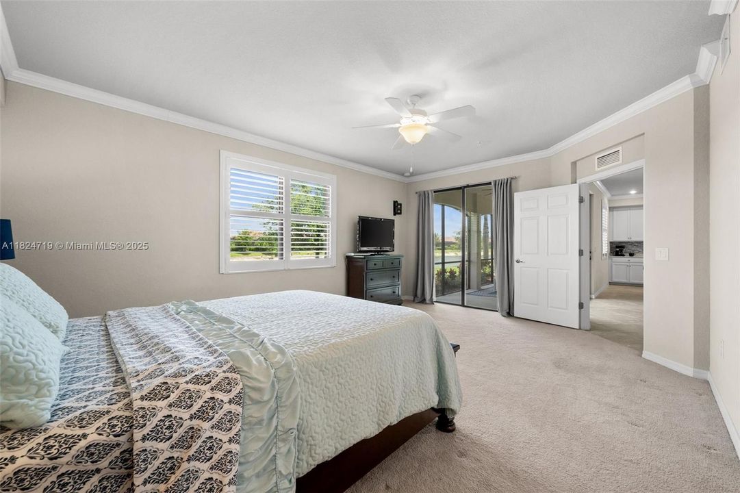 Primary Bedroom just steps from the lanai