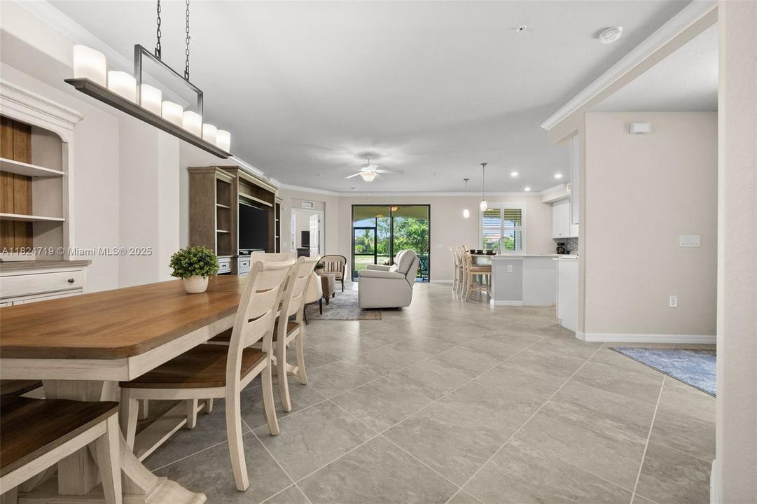 Tile Floors throughout the living areas