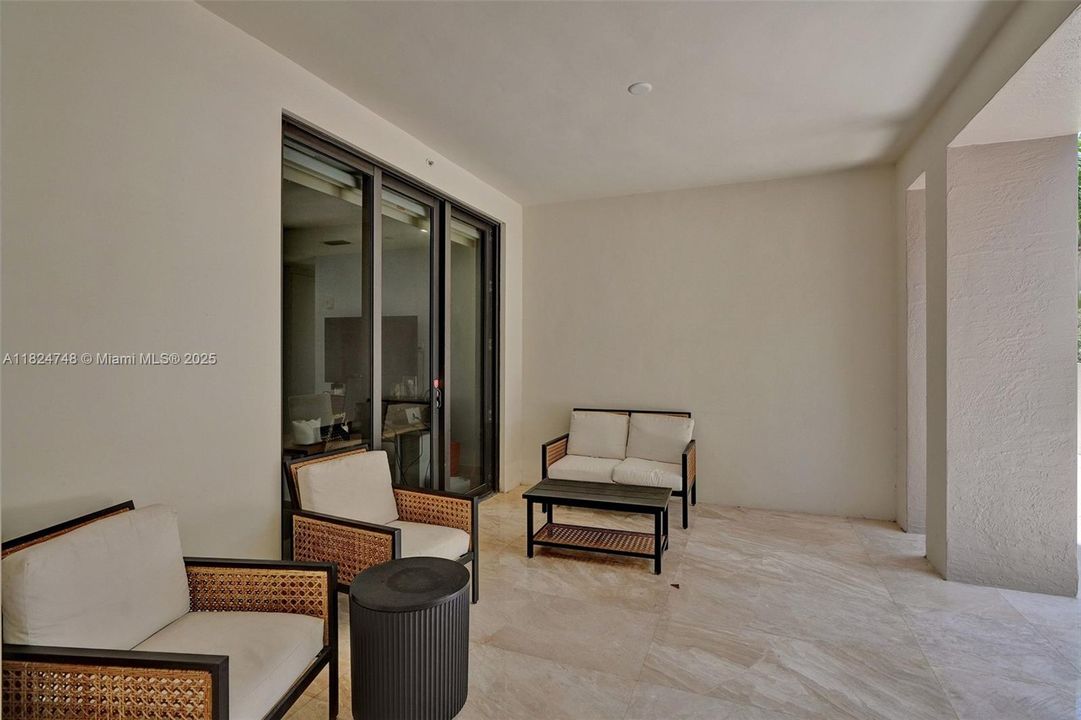 Master bedroom terrace