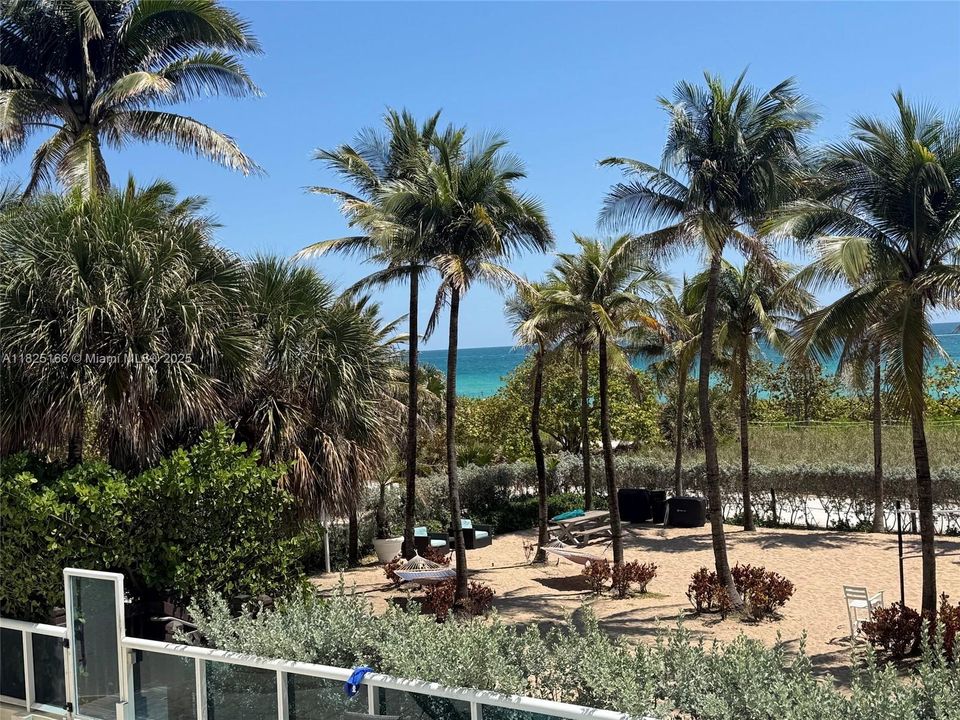 View from the wrap around balcony