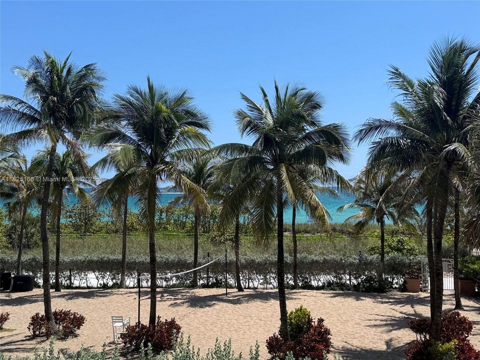 View from the wrap around balcony