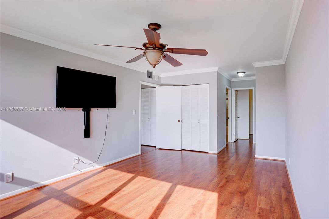 MASTER BEDROOM DOUBLE CLOSETS