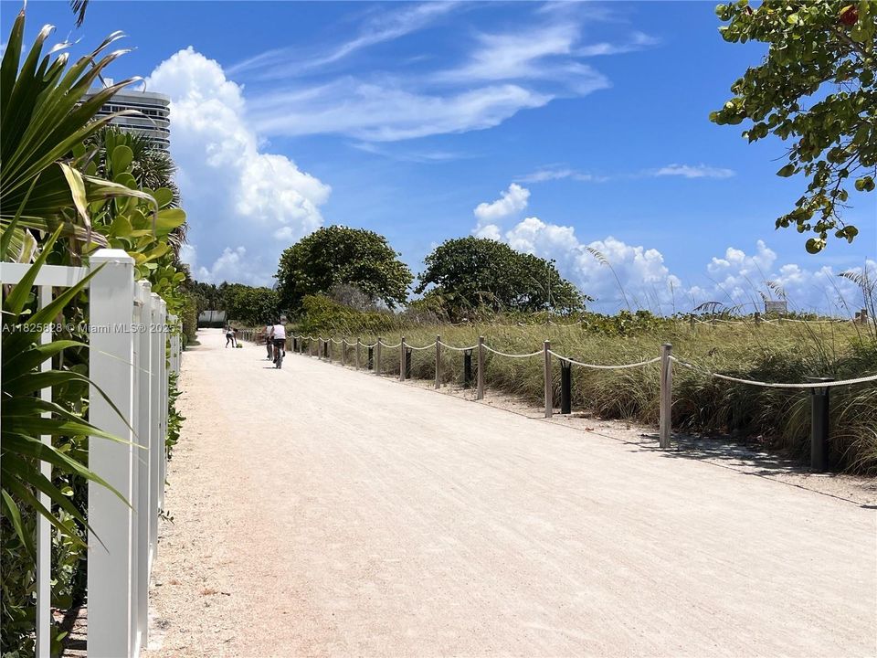 Exercise Path connected from Bal Harbour to South of Fifth, South Beach