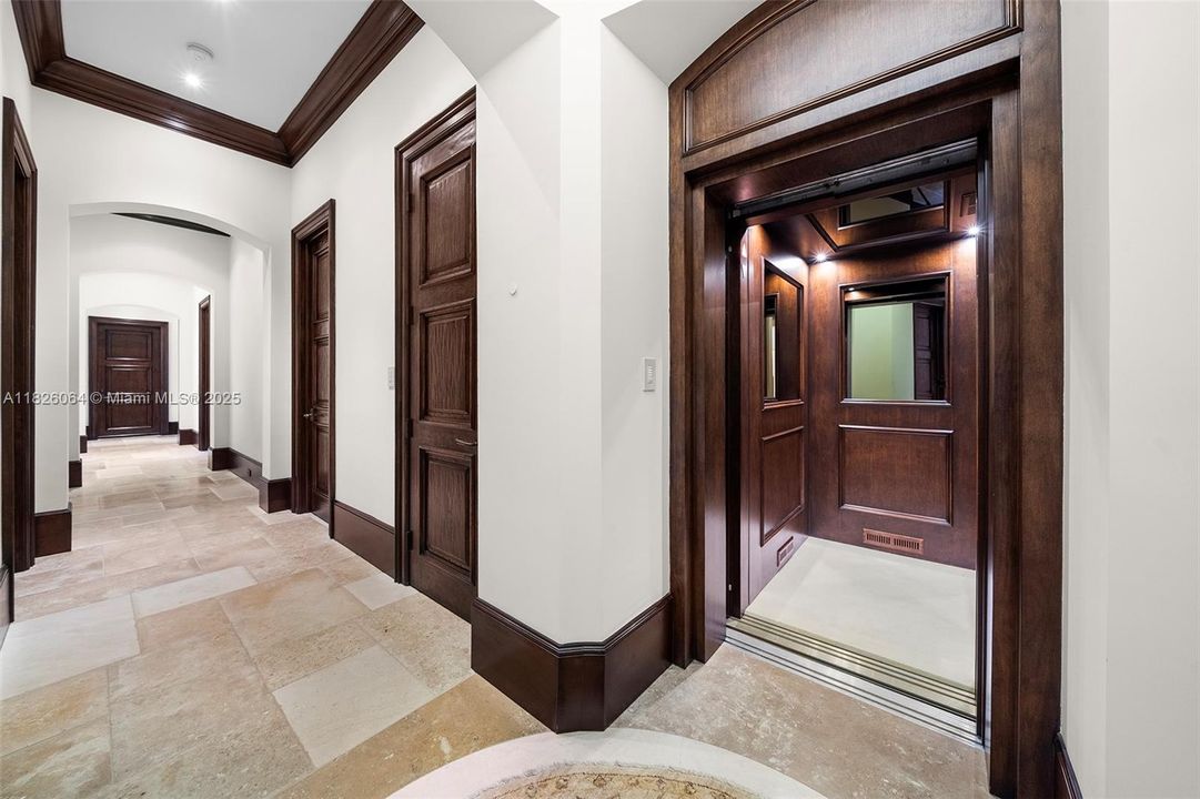 West Wing Offices, Service Quarters, Laundry Room & Garage