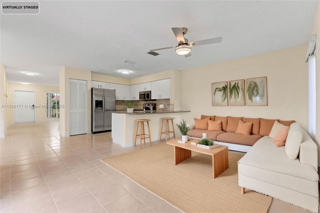 2nd living room/sitting area furnished