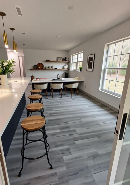 breakfast nook/ sitting area