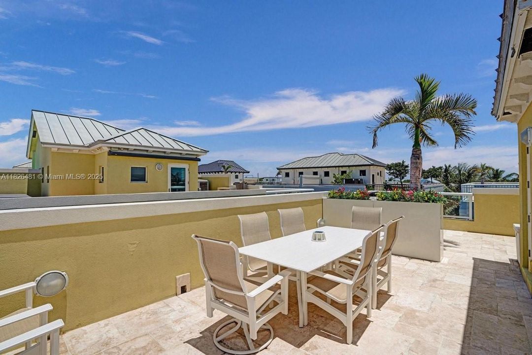 ROOF DECK PATIO.