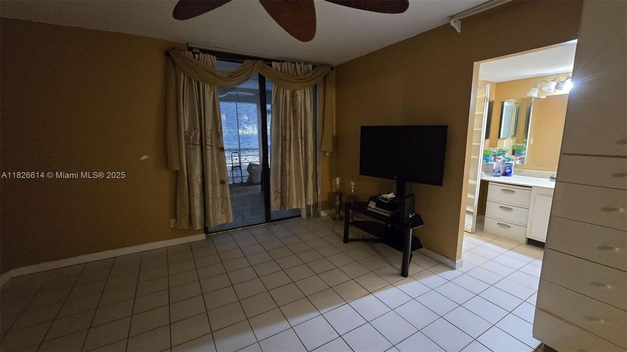 Master bedroom with full bath