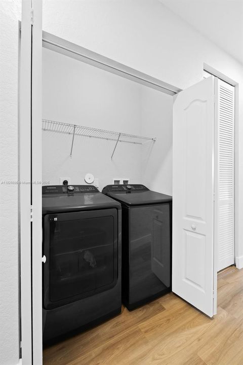 Laundry located upstairs