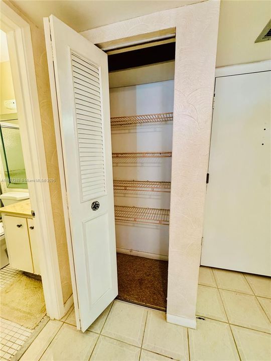 Foyer Linen Closet