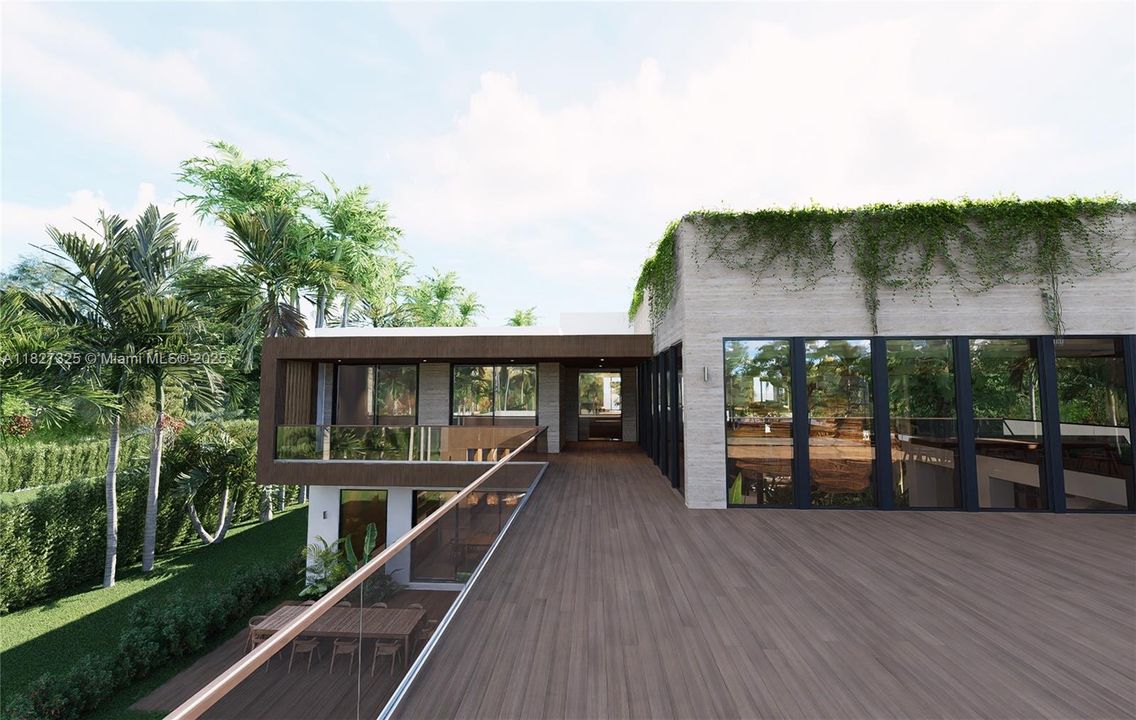 Second floor terrace