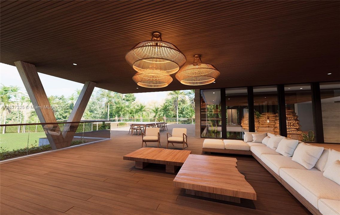 Second floor terrace