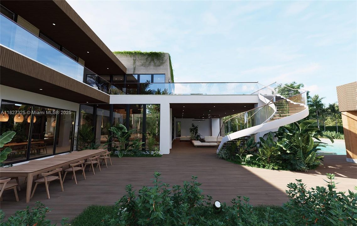 Ground floor terrace