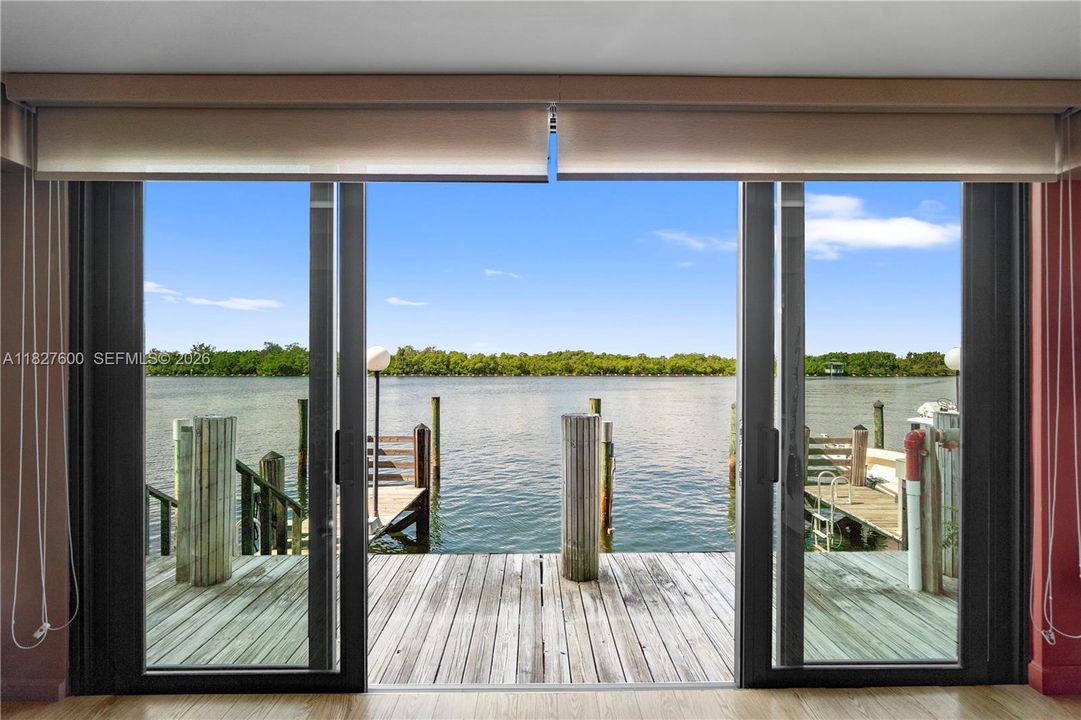 Intracoastal view from living/dining room