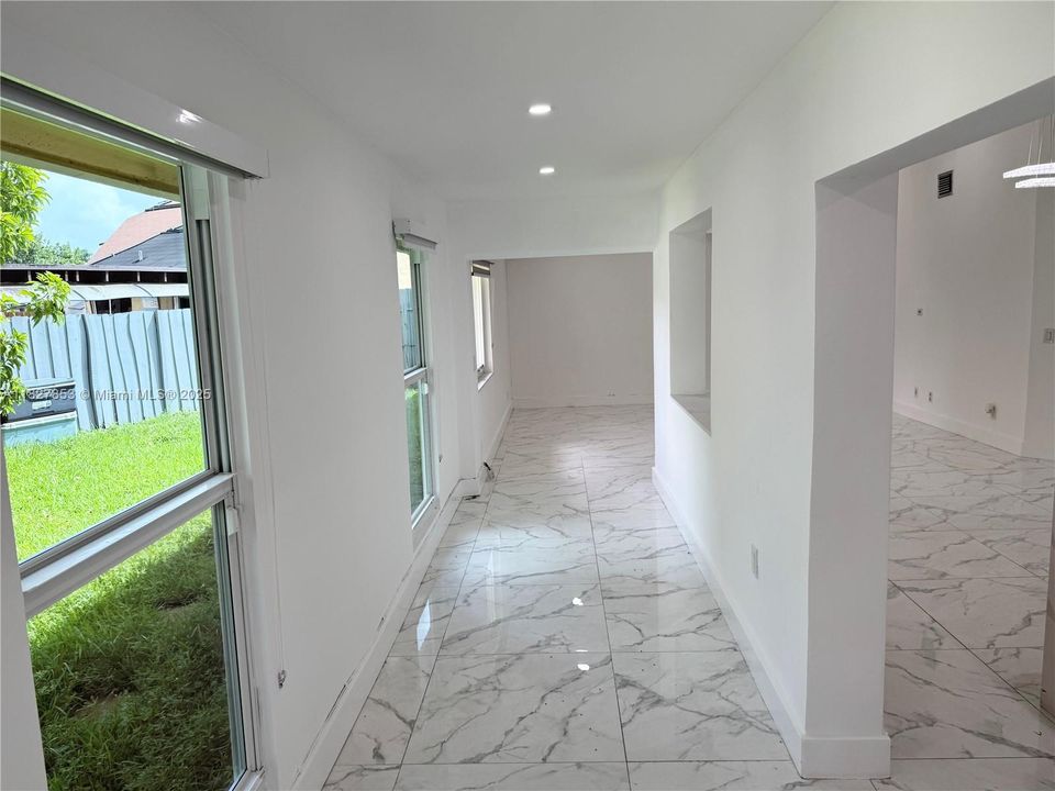 lots of natural light throughout property