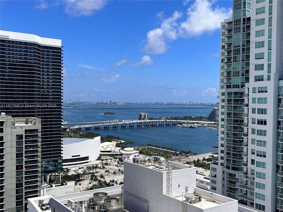 View from rooftop pool