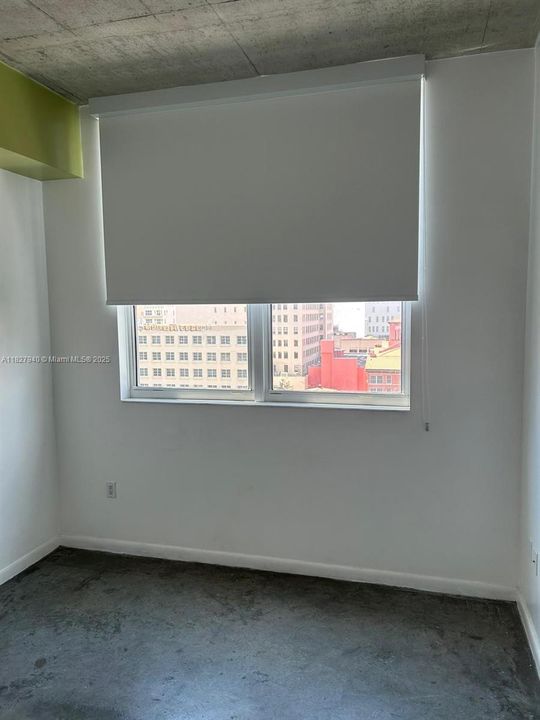 Blackout blinds in all windows