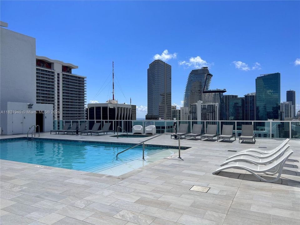 Rooftop pool
