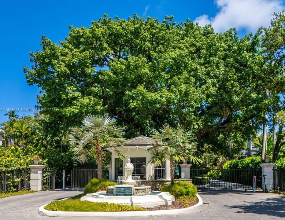 Front Gate to Private Community