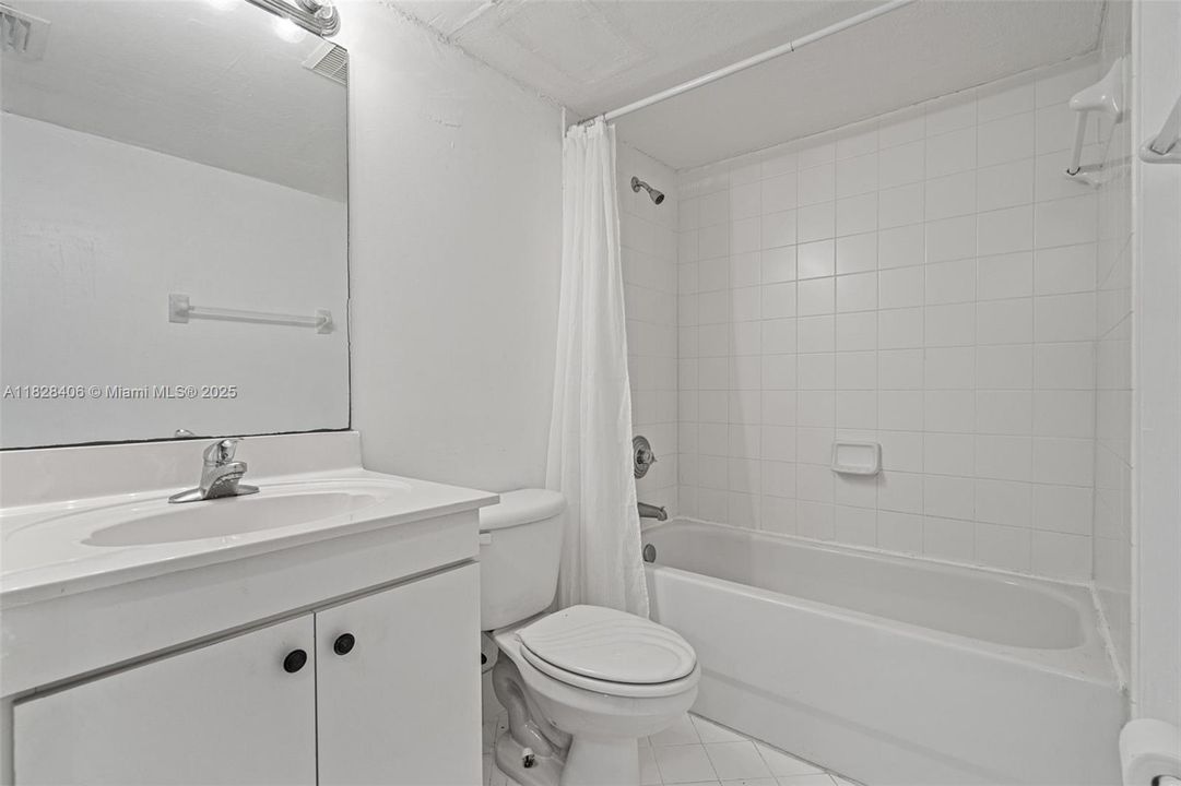 Shared second bathroom