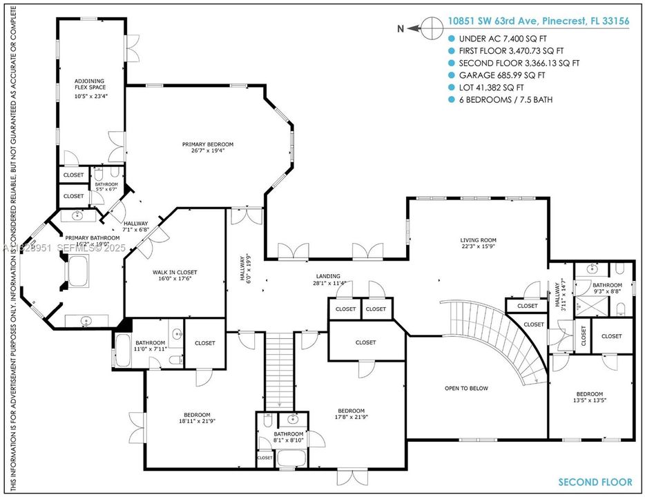 For Sale: $7,700,000 (6 beds, 7 baths, 7400 Square Feet)