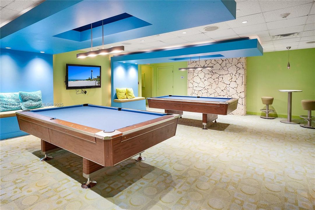 Billiard room