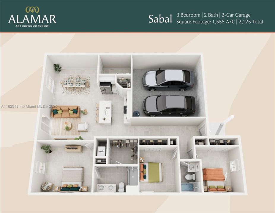 В аренду: $2,391 (3 спален, 2 ванн, 1555 Квадратных фут)