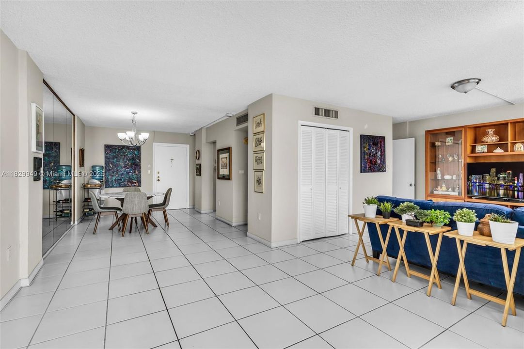 Open Dining and Living Area