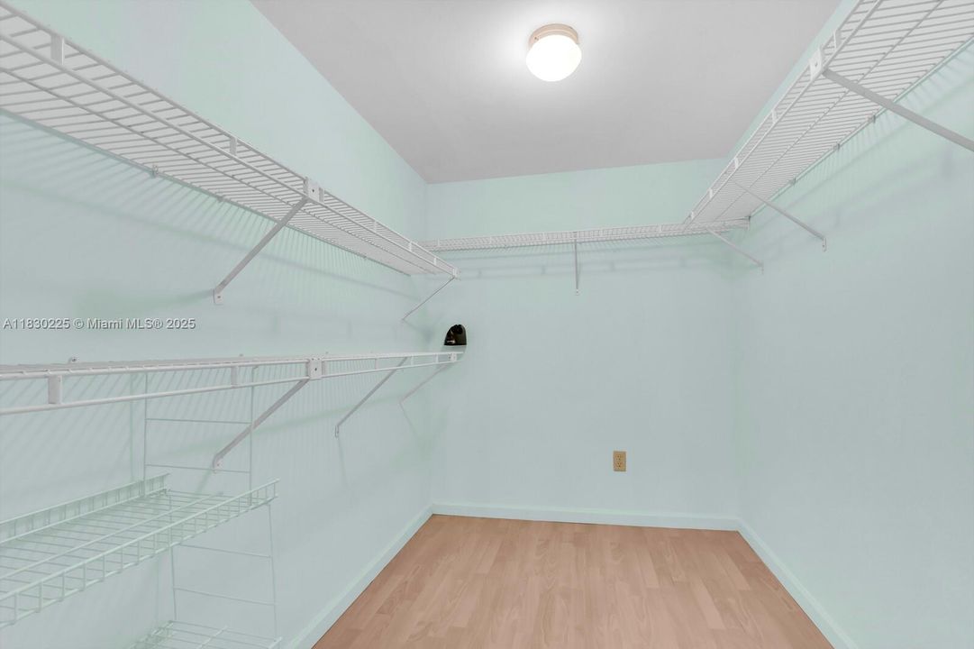 Walk-in Closet in Primary Bedroom