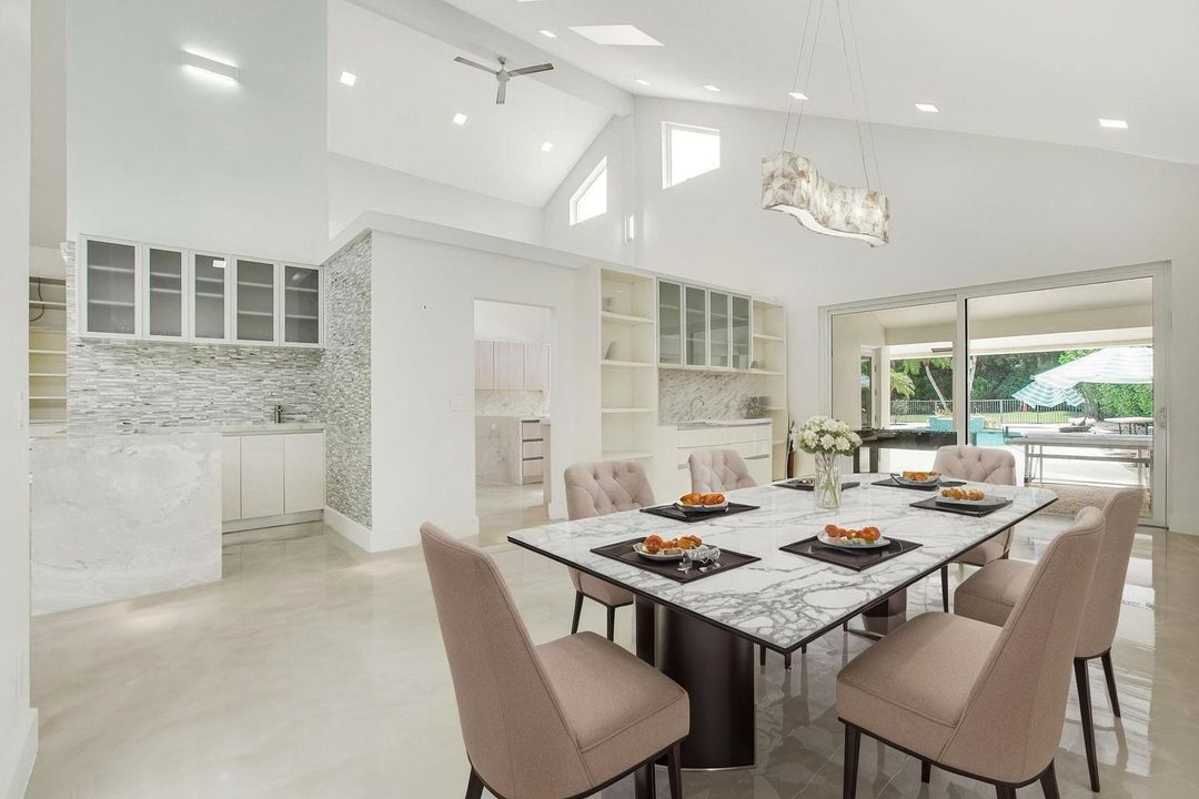 Dining Room Staged