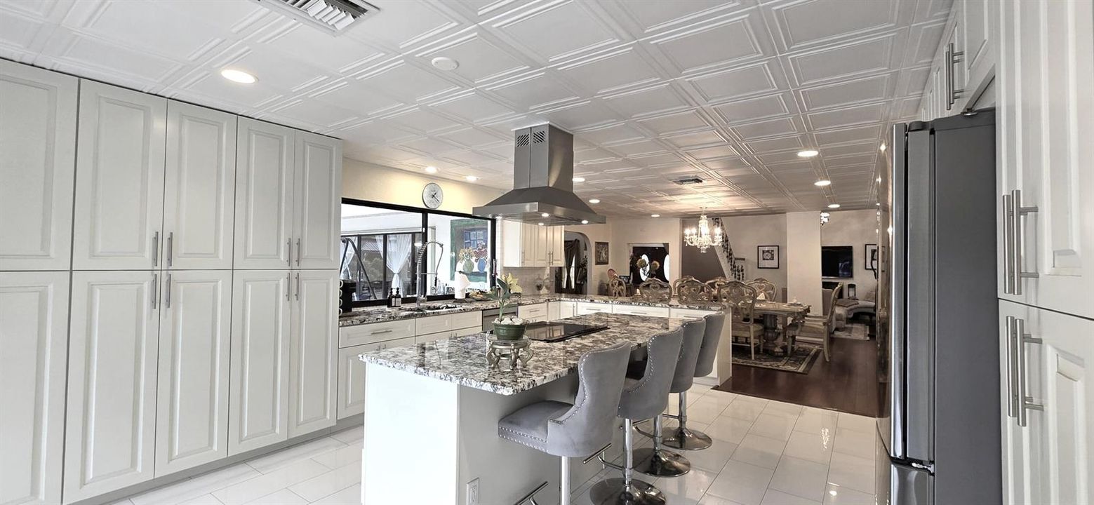 Pass through Window to Pool Main Kitchen