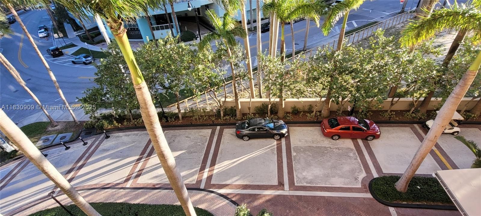 view from balcony down